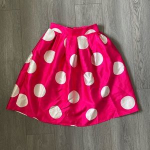 Pink Polka Dot Skirt